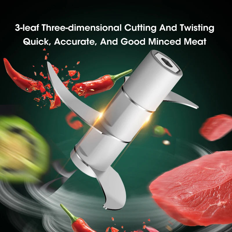 250ml Garlic Masher Crusher Electric Kitchen Food Chopper USB Portable
