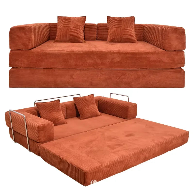 Modular Retractable Sofa Bed For Modern Home Office Bedroom Or Apartment Whole House Interior Furniture Compression Sofa Bed