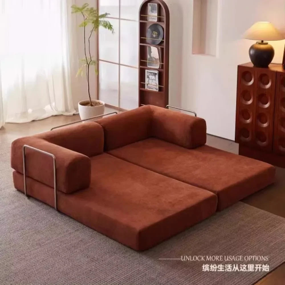 China Convertible Sofa Bed Foldable Vacuum Compression Frameless Boneless Air Compression Sofa Bed Bed Cover for Apartment