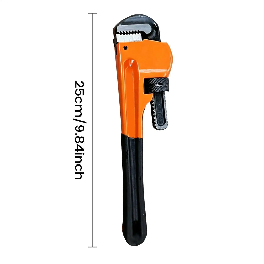 Pipe Wrenches Plumbing Heavy Duty Adjustable 25cm Pipe Wrench Tool For Kitchen Sink Garden Hose Connection Construction Site