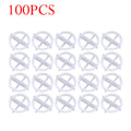 100Pcs Tile Leveling System Spacers Clips Wedge For Tiling Fixing Floor Wall Gap Wall Fixing Construction Tools