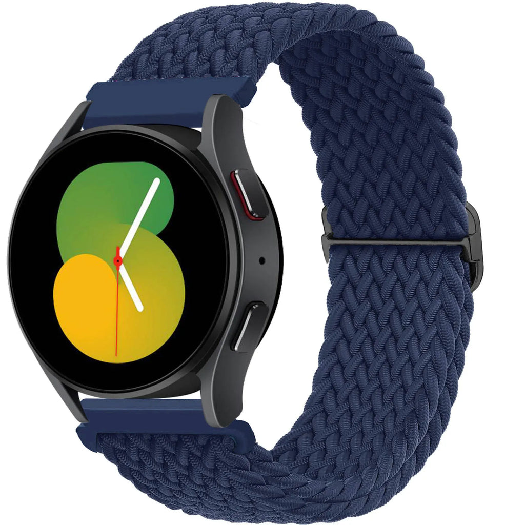 20mm/22mm Band For Samsung Galaxy Watch 7/4/6/5 pro/6 Classic/gear s3/active 2 Braided Solo loop bracelet Huawei GT 2e 3 4 Strap