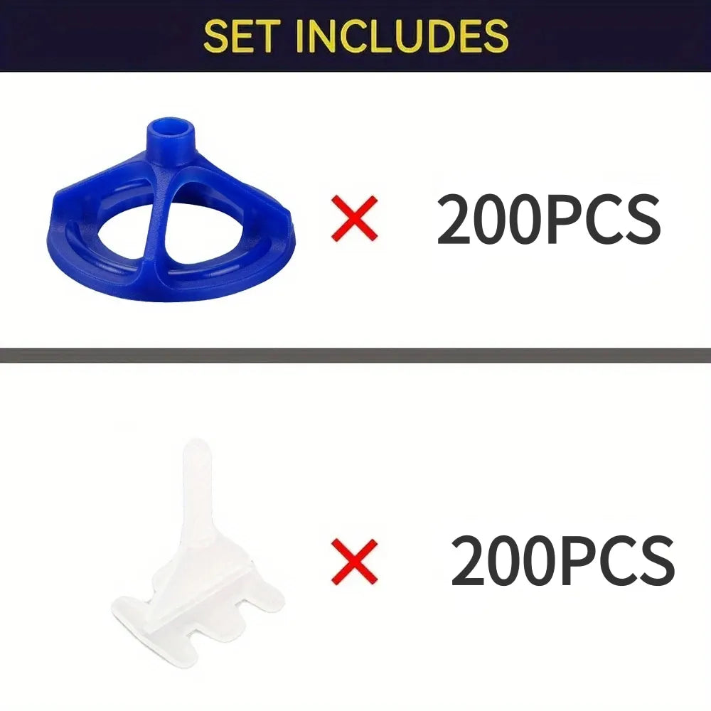 Professional Ceramic Tile Leveling System Clips Spacers Straps Spiral Wadge for Tile Laying Wall Floor Fixing Construction Tools