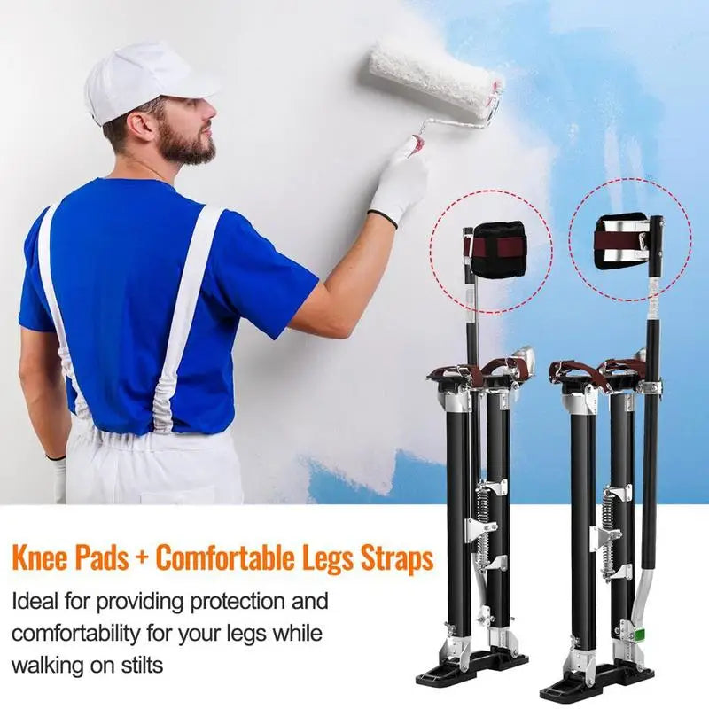 Drywall Stilts Straps Drywall Stilt Replacement Straps Adjustable Household Wall Painting Tools For Construction Renovation