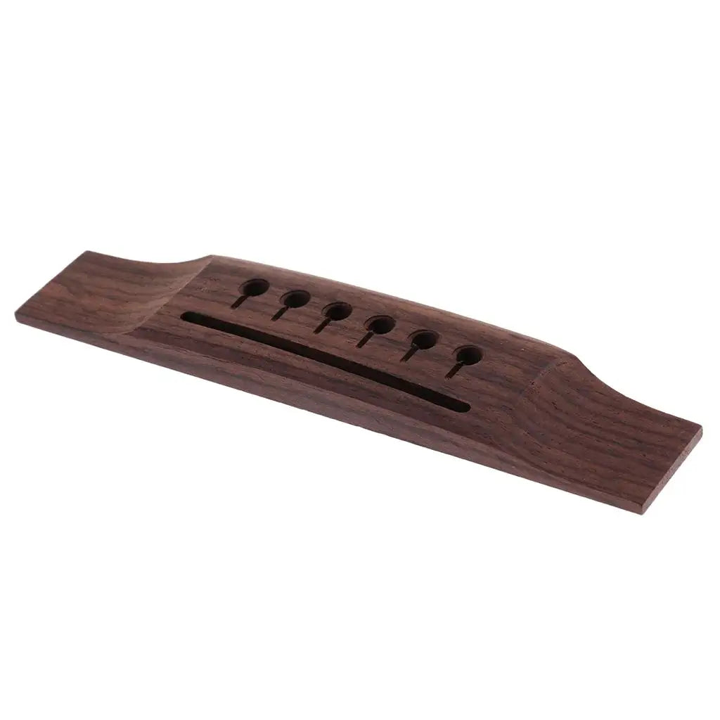 Wood Acoustic Guitar Bridge 6 String Saddle Rosewood Accessory for Classic Folk Guitar Construction Tools