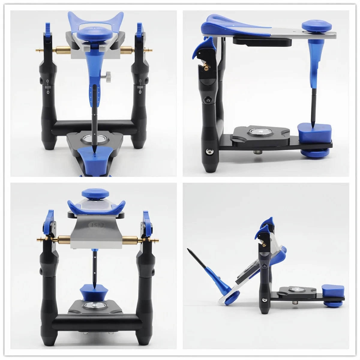 10Pcs Zinc Alloy Dental Articulator Accessory Iron Sheet/T-Plate for Plaster Models Dental Lab Tools