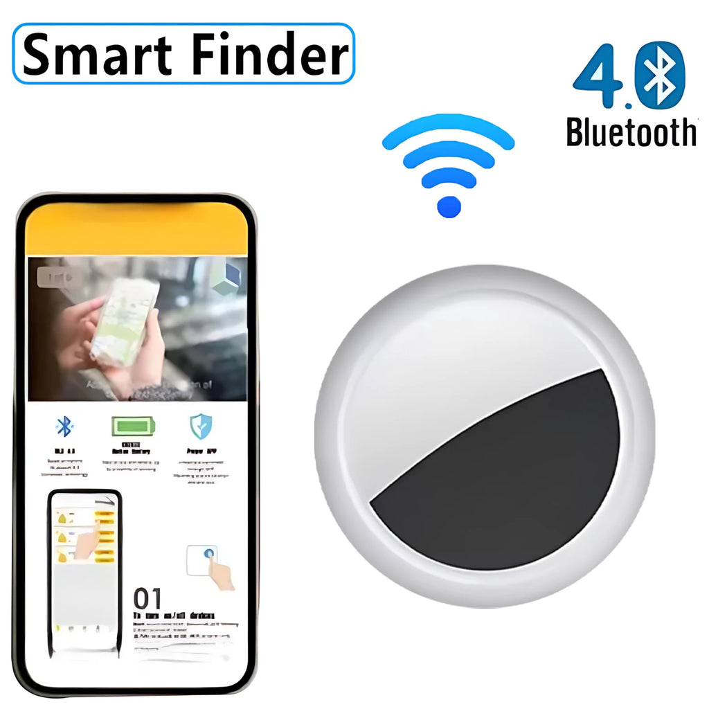 JSPTEC Air tag Bluetooth GPS Trackers IPX 5 Waterproof Sport Tracking Find My Elderly Kids Pets Available Mini Finders For IOS