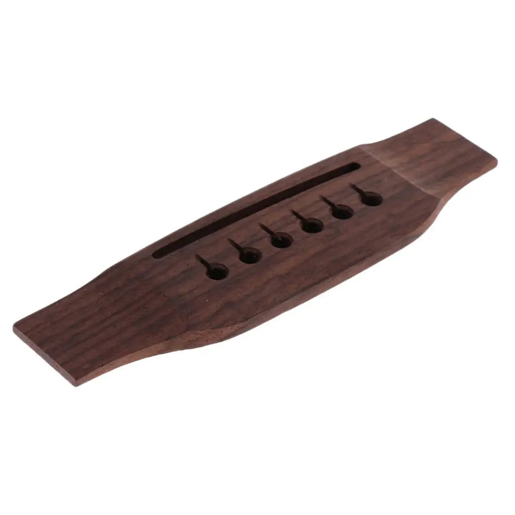 Wood Acoustic Guitar Bridge 6 String Saddle Rosewood Accessory for Classic Folk Guitar Construction Tools