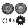 Lawn Care Tasks Bore 1 2 Inch Lawn Mower Wheels Compatible Lawn Mower Parts Tool Part Plastic Rubber Metal Construction