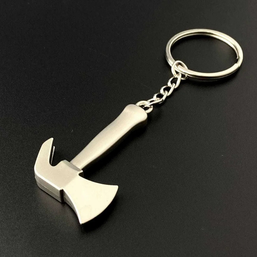 Construction Pretend Play Set Mini Multi DIY Toy Small Keyring Tools Metal Keychain Assorted Designs for Creative Play Gift Car