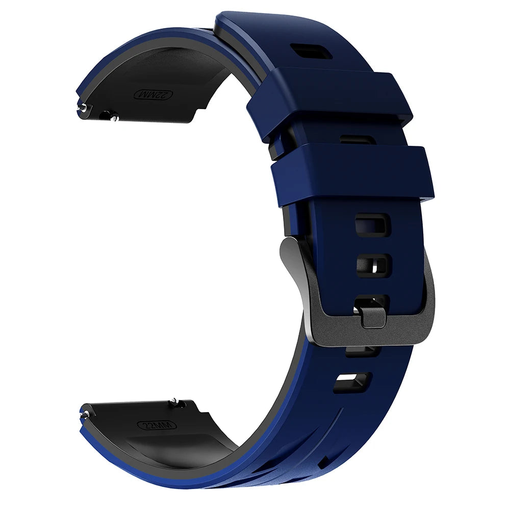 22mm Silicone Men Women Replace Watch Band For SUUNTO RACE 2 S/RUN /OCEAN/VERTICAL/5 PEAK/9 PEAK PRO DLC Bracelet Accessories