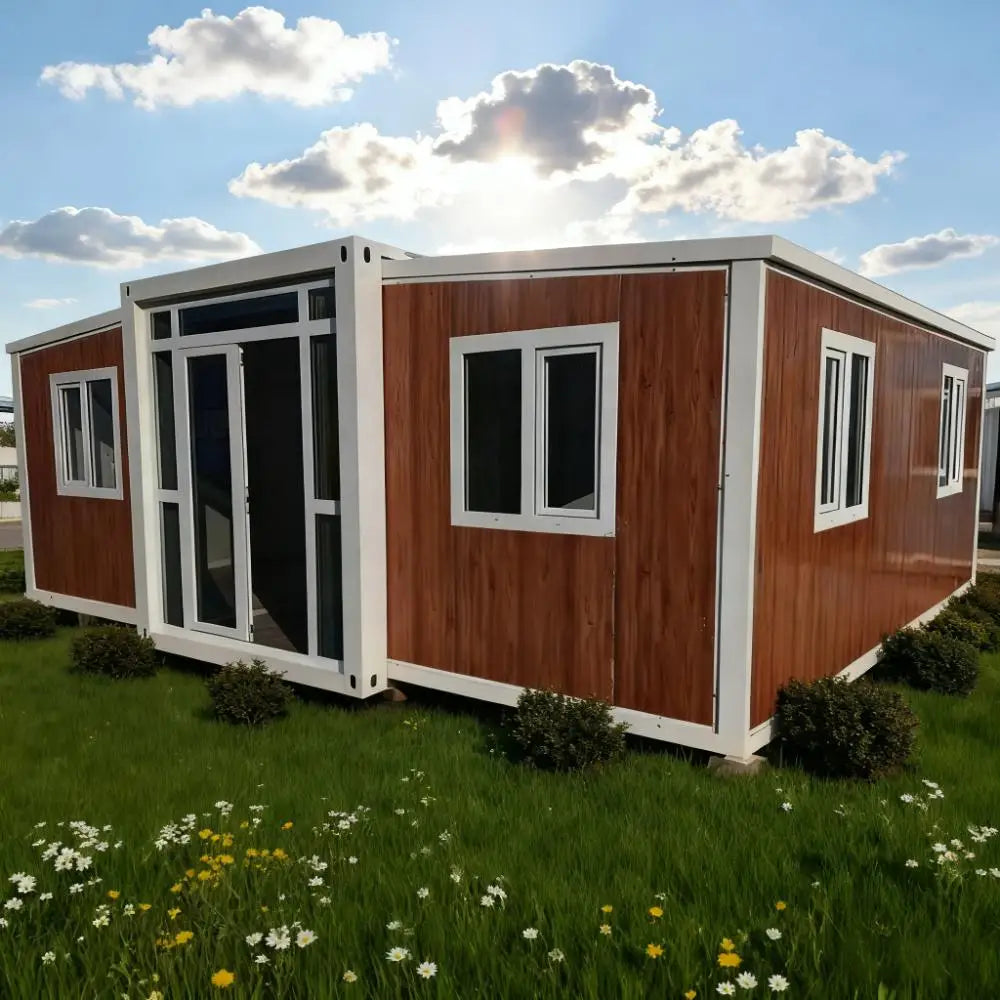 Prefabricated Container House 2 Floor 40ft Expandable Foldable Container House, 2 Bedrooms Prefab Home