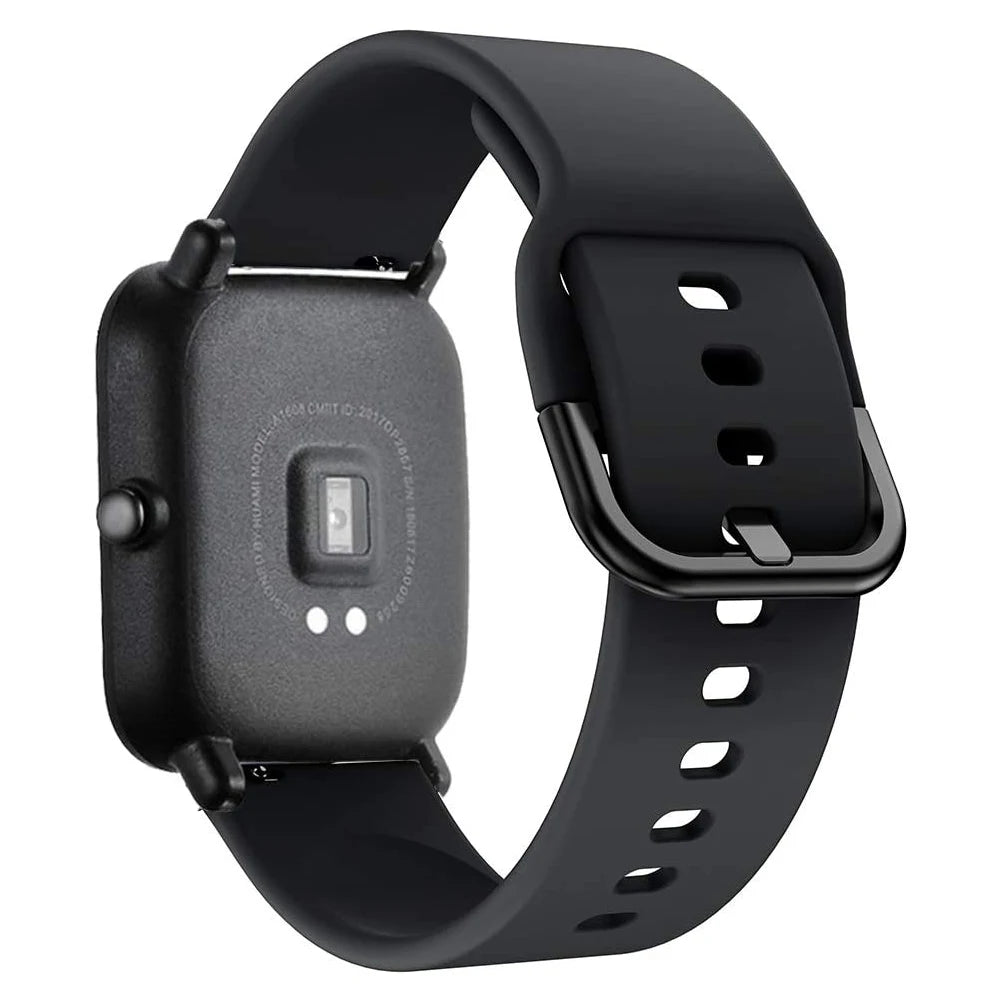 20mm/22mm Silicone band For Amazfit GTS/2/2e/3/4 GTS2 Mini/GTR 4/3/Pro/47mm/GTR2/2e/stratos/3 Bracelet Bip/U/S/lite Watch strap