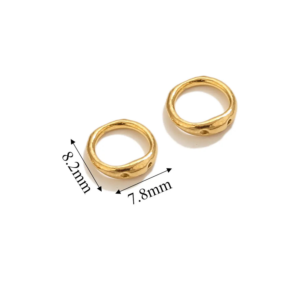 20pcs Stainless Steel Clasps End Connectors Hooks for Beading Supplies DIY Pearl Bracelet Necklace Jewelry Making Accessories
