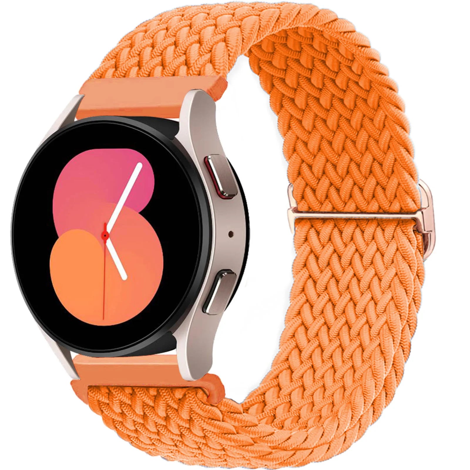 20mm/22mm Band For Samsung Galaxy Watch 7/4/6/5 pro/6 Classic/gear s3/active 2 Braided Solo loop bracelet Huawei GT 2e 3 4 Strap