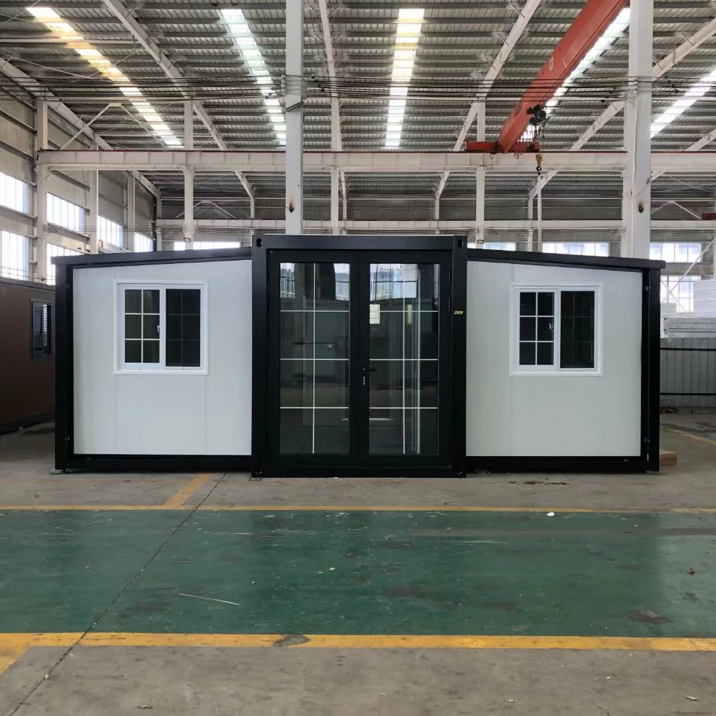 Customized 20FT High-Appearance Modular Steel Container House Expandable And Foldable Prefab Home Office Apartment For Villa Use