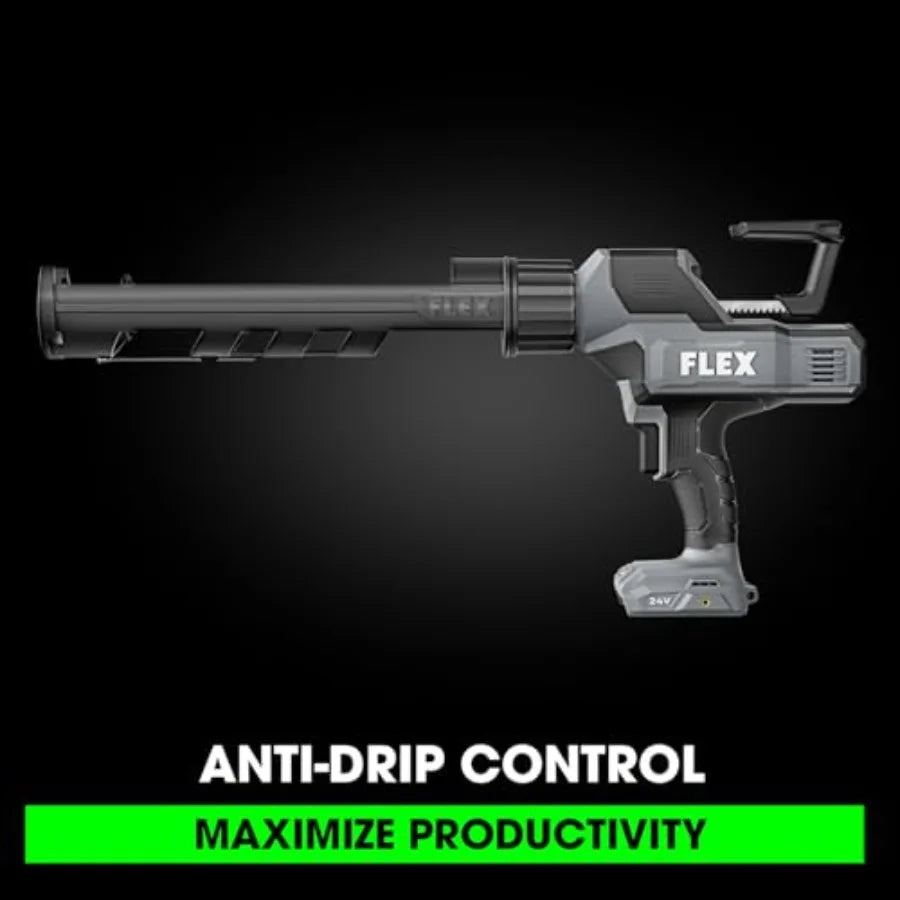 24V Cordless 29 oz Caulk Adhesive Gun Tool Only - FX6231-Z for Efficient Sealing and Bonding Tasks in Construction Home Re