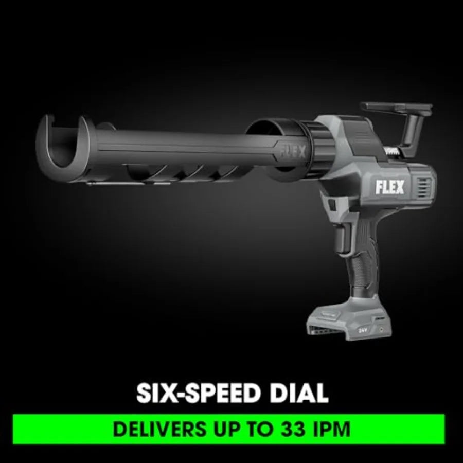 24V Cordless 29 oz Caulk Adhesive Gun Tool Only - FX6231-Z for Efficient Sealing and Bonding Tasks in Construction Home Re