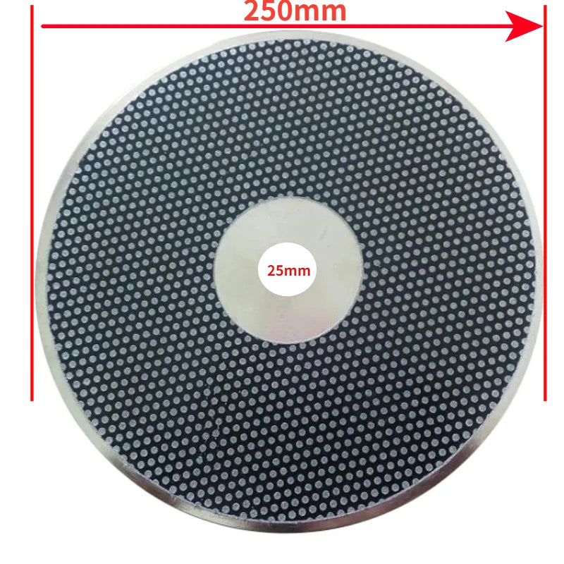 NEW Dental Diamond Disc Trimming Plaster Model on Model Cleaning Work Diameter 250mm (10 Inch) Inner 25mm/32mm Dentist Lab Tool