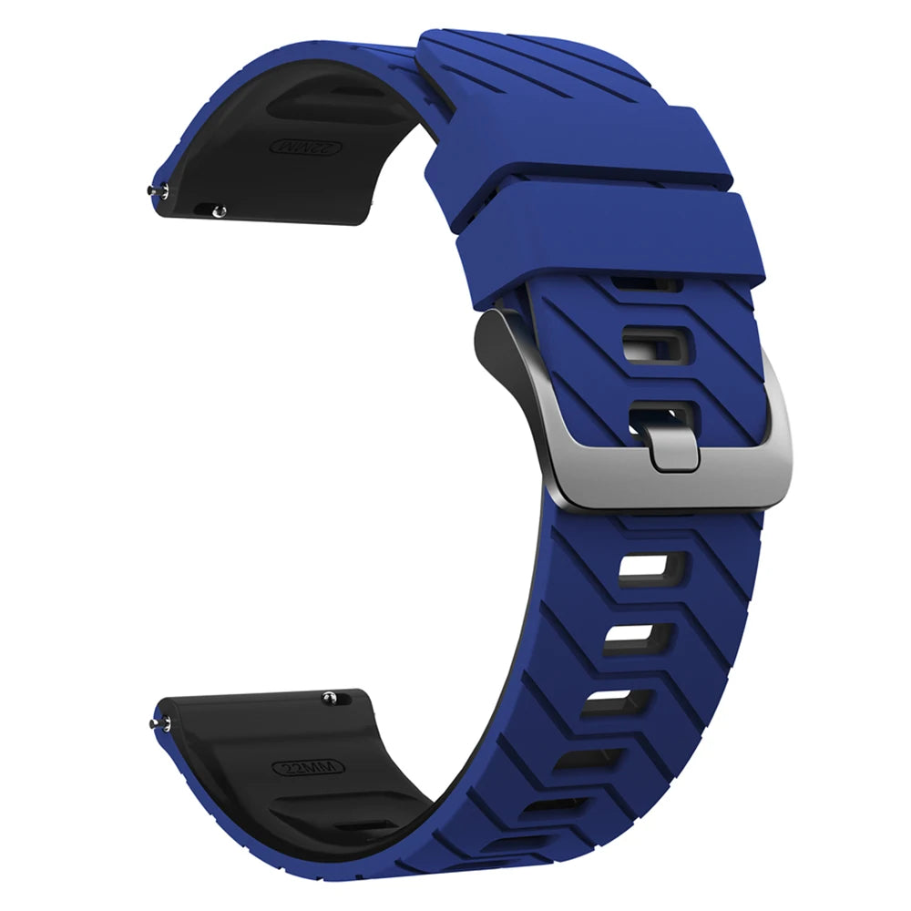 22mm Silicone Men Women Replace Watch Band For SUUNTO RACE 2 S/RUN /OCEAN/VERTICAL/5 PEAK/9 PEAK PRO DLC Bracelet Accessories