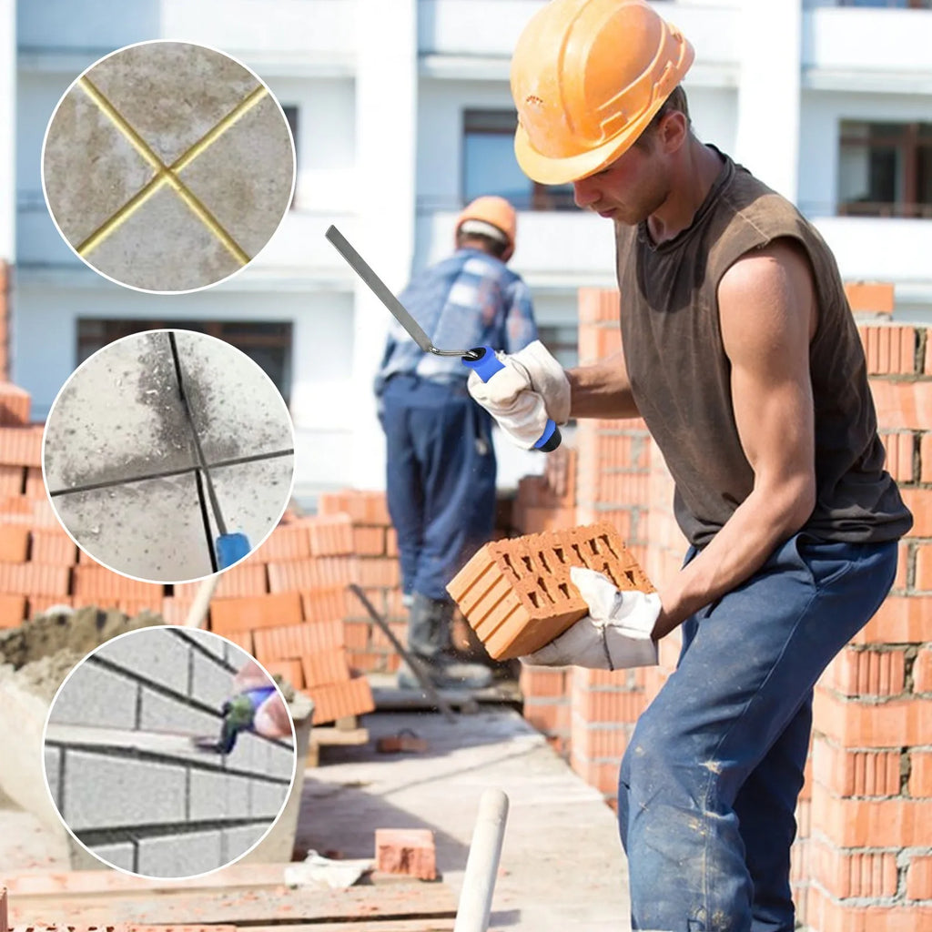 Concrete Tools Portable Grouting Tools Tuck Pointer  Cement Trowel For Construction Sites Home Renovations Plastering