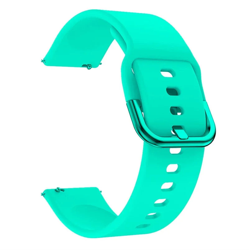 20mm/22mm Silicone band For Amazfit GTS/2/2e/3/4 GTS2 Mini/GTR 4/3/Pro/47mm/GTR2/2e/stratos 2/3 Bracelet Amazfit bip Watch strap