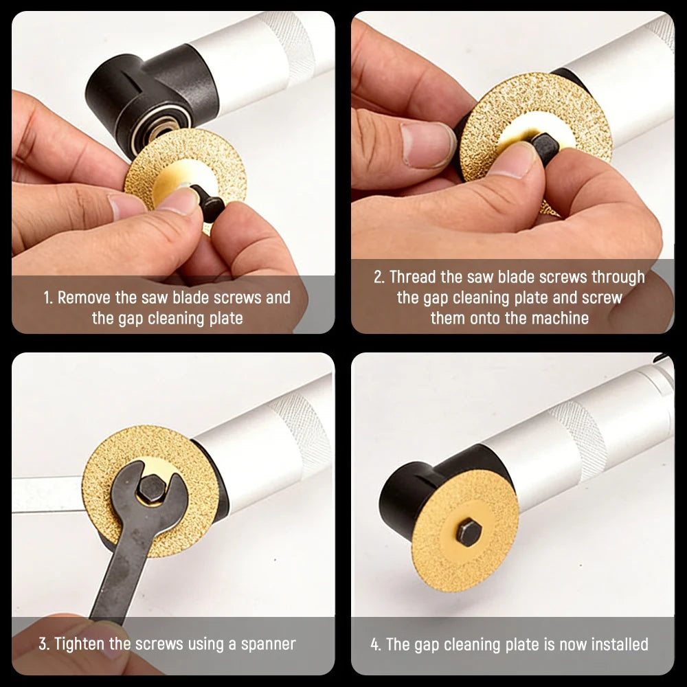 Cordless Ceramic Tile Beauty Sewing Tool 80W 12V Electric Seam Cleaning Machine Electric Straight Grinder Sander Polisher Cutter