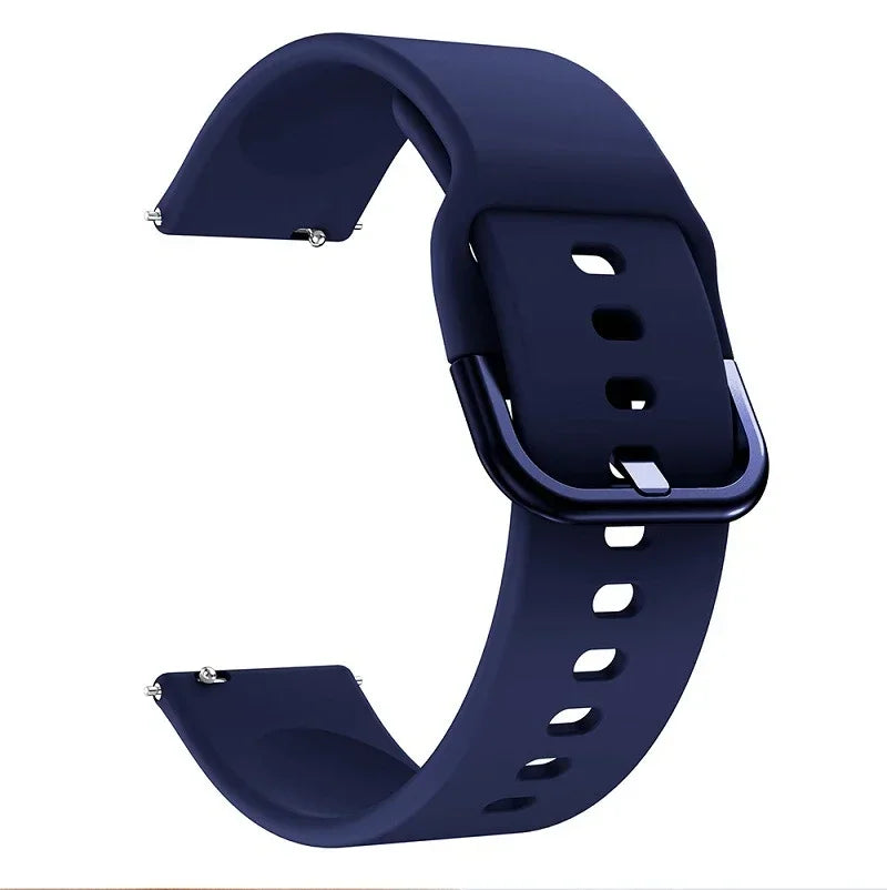 20mm/22mm Silicone band For Amazfit GTS/2/2e/3/4 GTS2 Mini/GTR 4/3/Pro/47mm/GTR2/2e/stratos 2/3 Bracelet Amazfit bip Watch strap