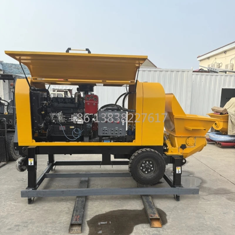 Dual-Circuit Hydraulic System Concrete Pump | Secondary Pouring Special Tool | China Factory Sale for Construction Site