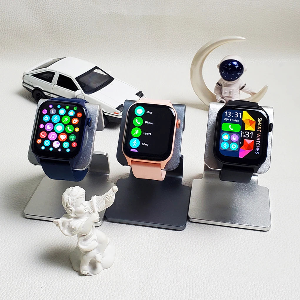 Fashion Smart Watch Men Women 1.83" HD Screen Custom Watch Face Health Monitor Women’s Watch Bluetooth Call Sports Smartwatches