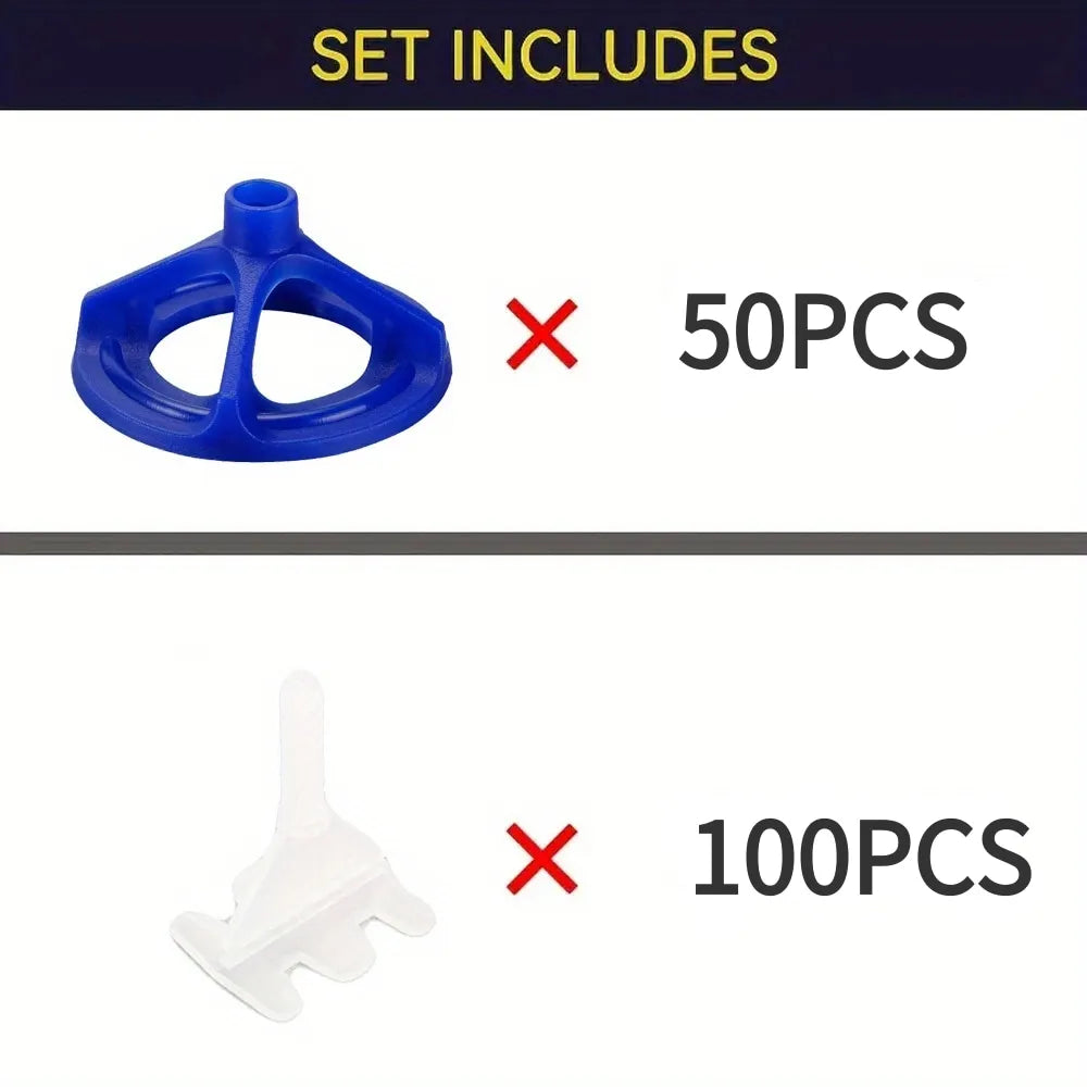 Professional Ceramic Tile Leveling System Clips Spacers Straps Spiral Wadge for Tile Laying Wall Floor Fixing Construction Tools