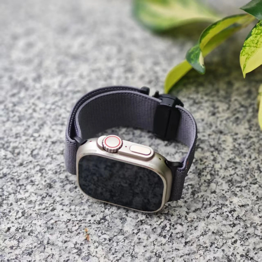 Parachute Buckle Nylon Band Compatible with Apple Watch，Stretchy Waterproof Fabric Strap for Men Women，Series 10 9 8 7 6 5 4 3 S