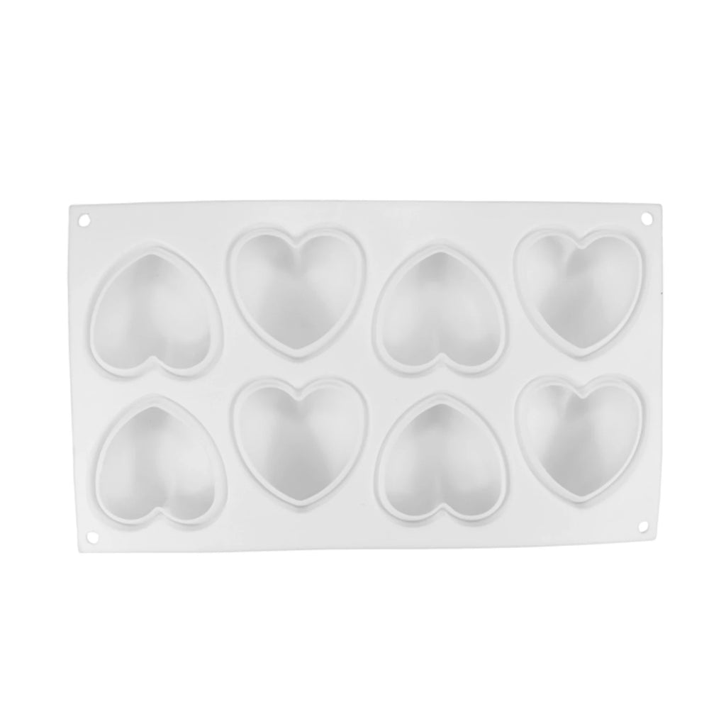 Love Heart Silicone Soap Mold Handmade Candle Making Kit Diy Chocolate Ice Soap Plaster Resin Cake Decoration Baking Tools