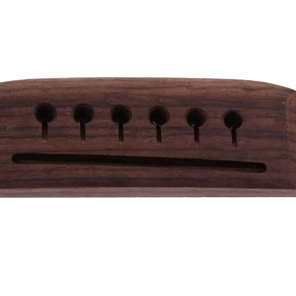 Wood Acoustic Guitar Bridge 6 String Saddle Rosewood Accessory for Classic Folk Guitar Construction Tools
