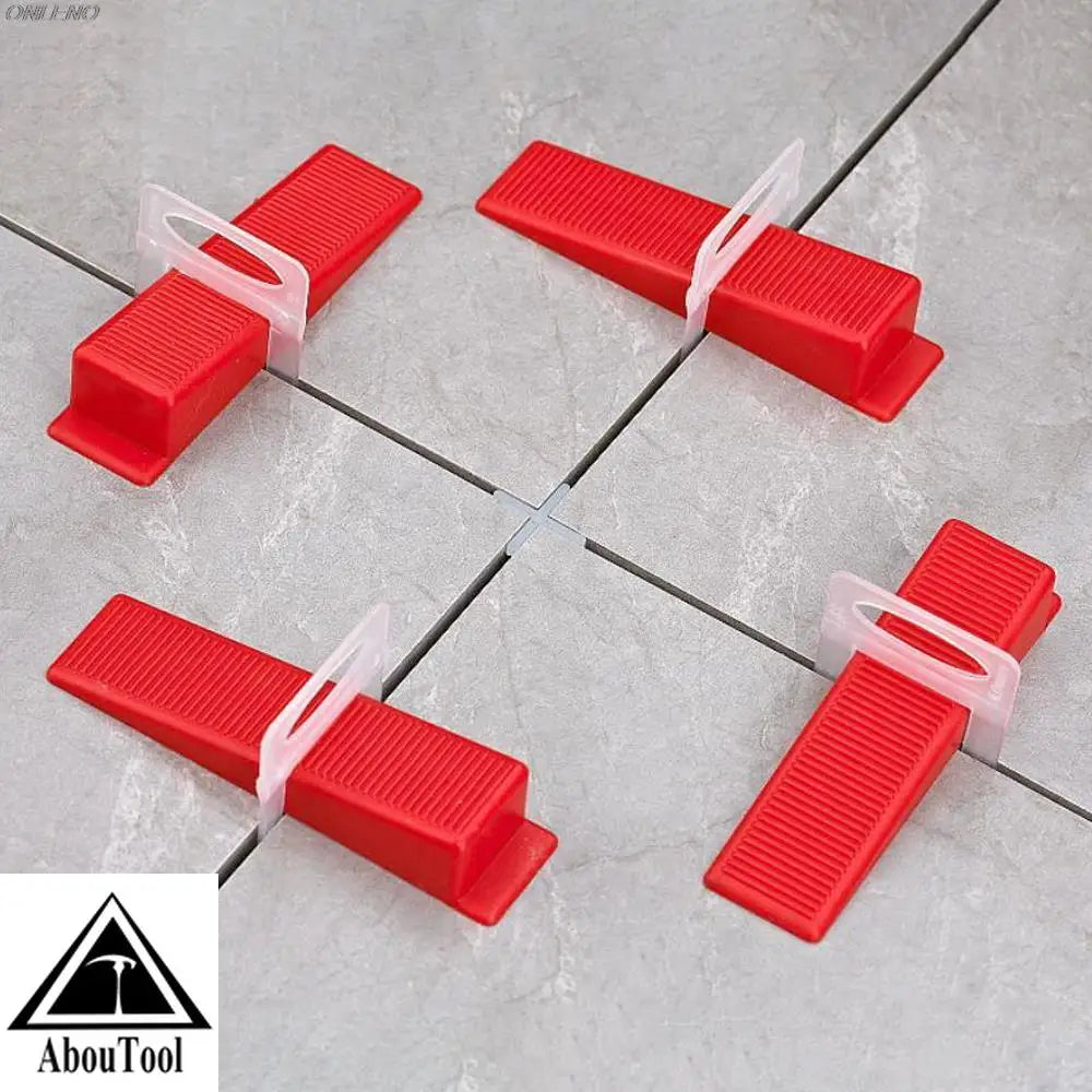 100PCS Tile Leveling System Clips Spacer PE Material Spacers for Ceramic Wall Tile Leveling Construction Tools  Building Tools