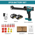 6 Speeds Cordless Electric Glue Gun Silicone Glass Glue Caulking Squeezer Gun Electric Sewing Glue Tool for Makita 18V Battery