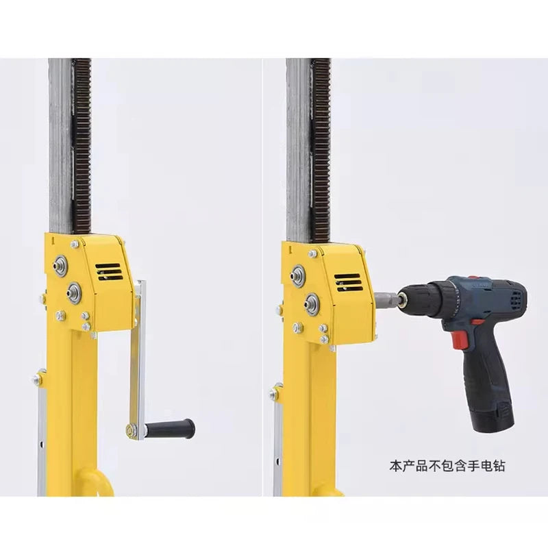 Drywall Lift Panel Hoist Dry Wall Rolling Panel, 3M-5M Sheetrock Lift Drywall Lift Heavy Duty Lifter, Construction Tools