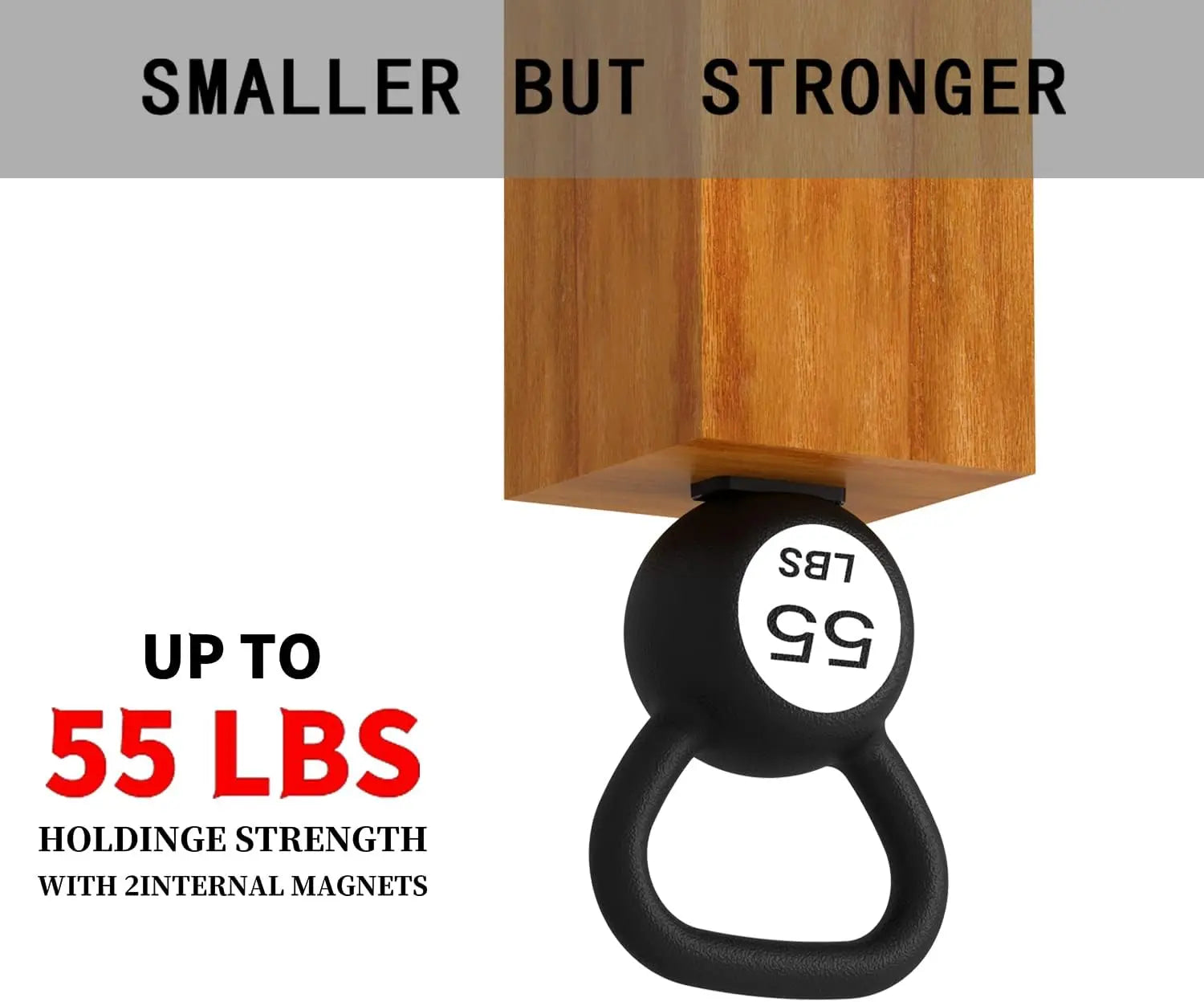 55 Lbs Magnetic Gun Mount for Car, Rubber Coated Firearm Holder for Pistols, Rifles, Safes, Desks