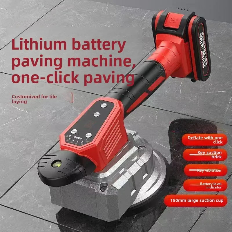Industrial Grade Electric Suction Cup Tile Tiling Machine Tool Tiling Construction Decoration Artifact Floor Laying Vibration