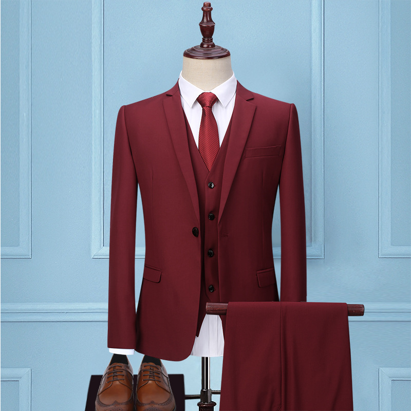 Veridien™ – Korean Slim Fit 3-Piece Suit