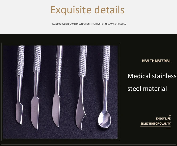 10pcs/Set Dental Spatulas Plaster Knife Practical Versatile Teeth Wax Carving Tool Set Dental Dentistry Instrument Tools
