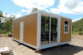 20Ft 40ft Foldable Movable Flat Pack Coffee Shop bar One Bedroom Prefab Mobile Container House Luxury Modular Homes