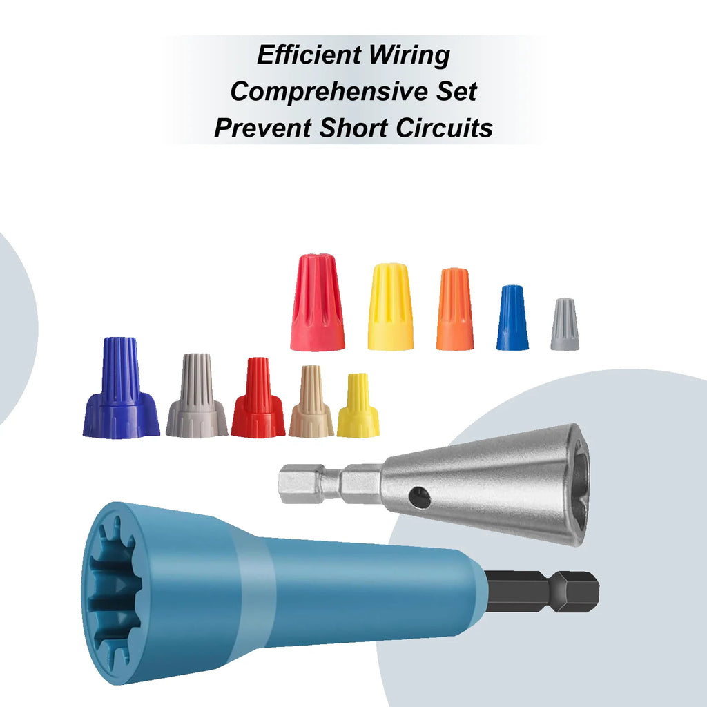 Wire Nut Twister Twist Connector Socket Professional Electricians Tools Cable Stripper For Industrial Work Construction Outdoor