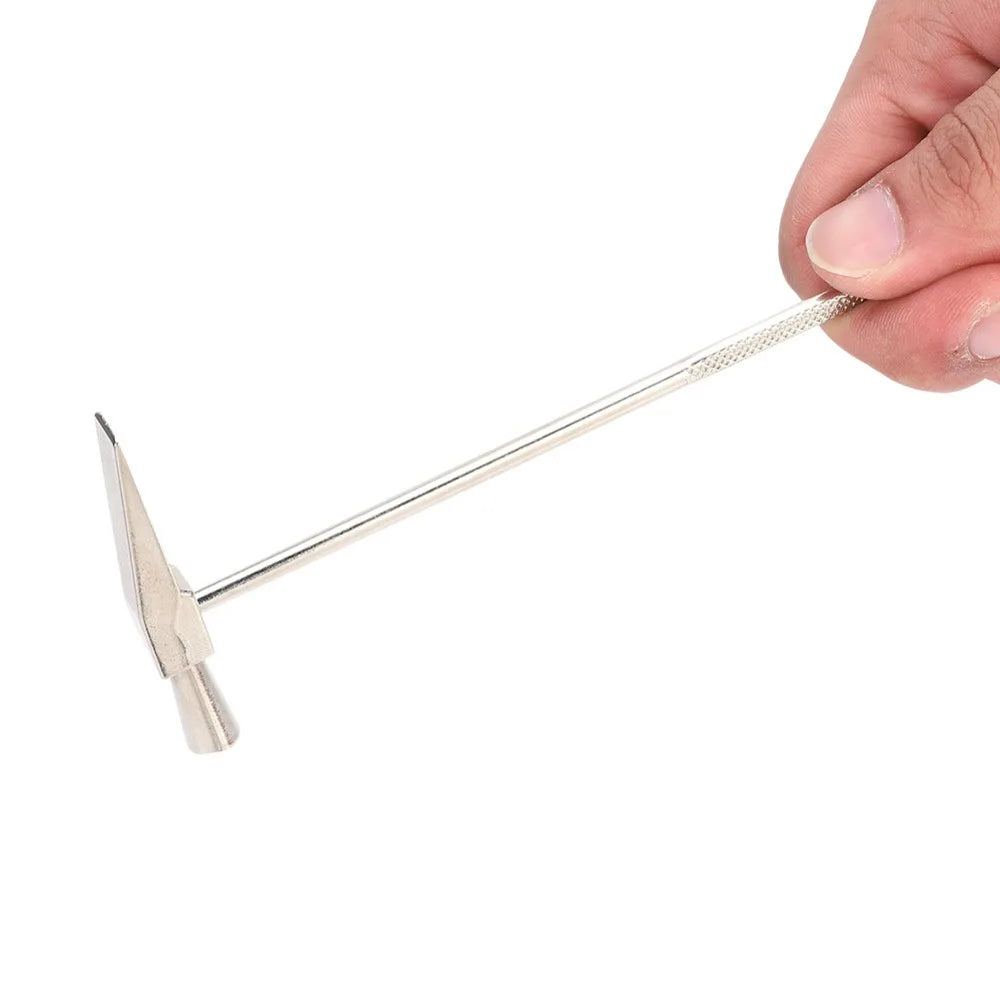 Metal Kalimba Tuning Hammer Strong Construction Instrument Tuning Accessory Tone Hammer Silver Thumb Piano Tuning Tool
