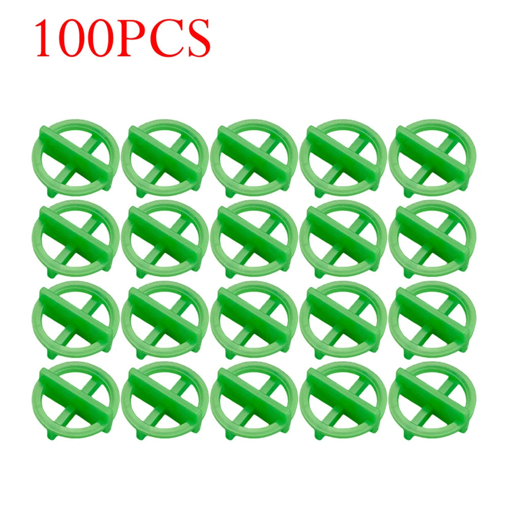 100Pcs Tile Leveling System Spacers Clips Wedge For Tiling Fixing Floor Wall Gap Wall Fixing Construction Tools