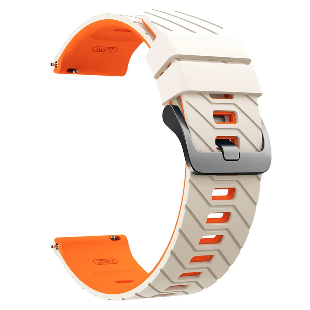 22mm Silicone Men Women Replace Watch Band For SUUNTO RACE 2 S/RUN /OCEAN/VERTICAL/5 PEAK/9 PEAK PRO DLC Bracelet Accessories
