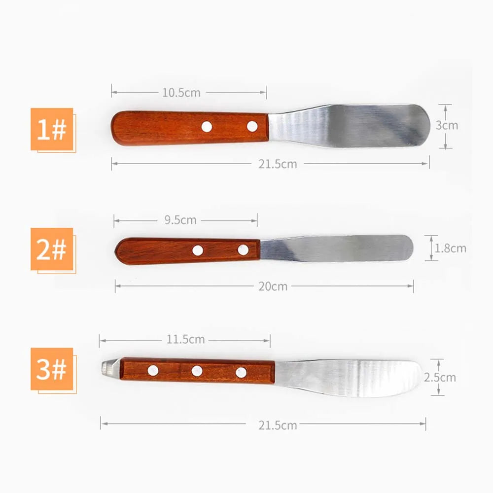 GULPOOE 1Pcs Dental Plaster Spatula Alginate Mixing Knife Plaster Spatula Dental Laboratory Gypsum Spatula Impression Tools