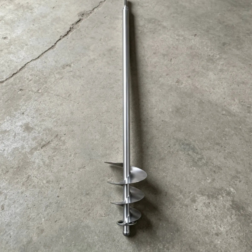 Helical Mixing Rod Extra Long Cement Blender Attachment Paint and Construction Binder Blender Paddle Versatile Power Tool
