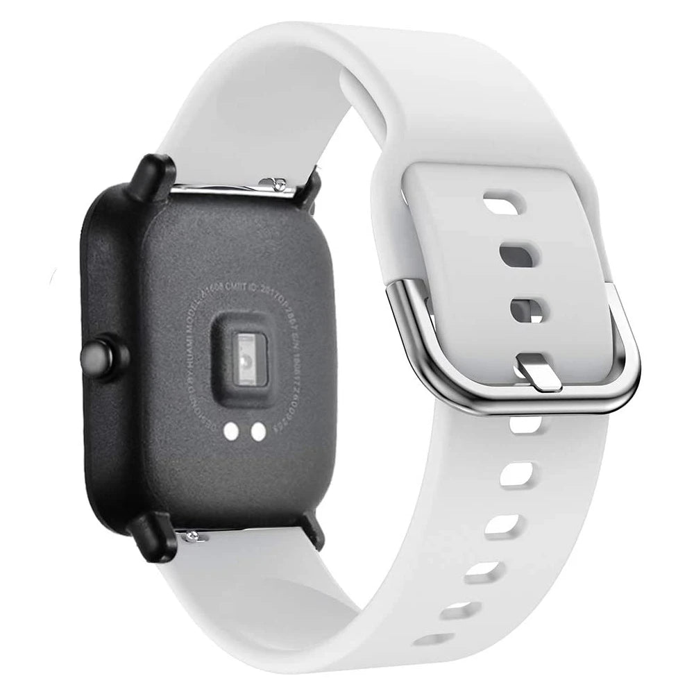 20mm/22mm Silicone band For Amazfit GTS/2/2e/3/4 GTS2 Mini/GTR 4/3/Pro/47mm/GTR2/2e/stratos/3 Bracelet Bip/U/S/lite Watch strap