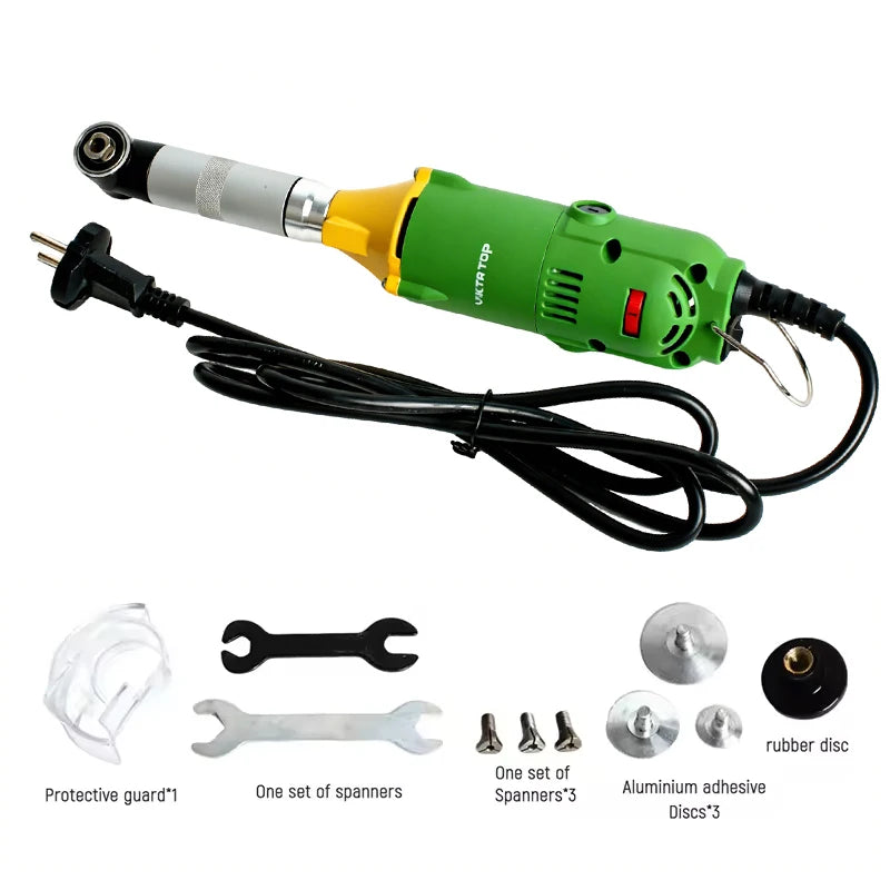 Electric Ceramic Tile Beauty Sewing Tool Electric Angle Grinder 6Speeds 90° Elbow Grout Cleaning Machine Grinder Sander Polisher